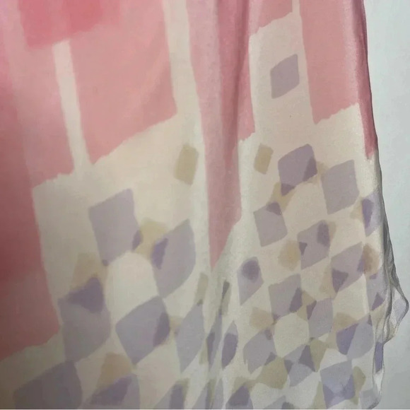 Maeve Anthropologie Avalonne Silk One Shoulder Dress Size 14 - Picture 2 of 7